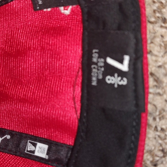 New Era MLB Toronto Bluejays Authentic Fitted Red White Hat 7 3/8 - Picture 10 of 11